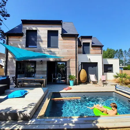 Rare A Cabourg - Maison Neuve Avec Piscine Et Jardin Buitenkant foto