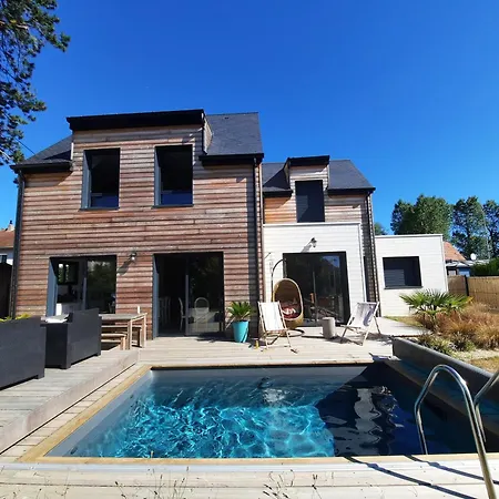 Rare A Cabourg - Maison Neuve Avec Piscine Et Jardin Buitenkant foto