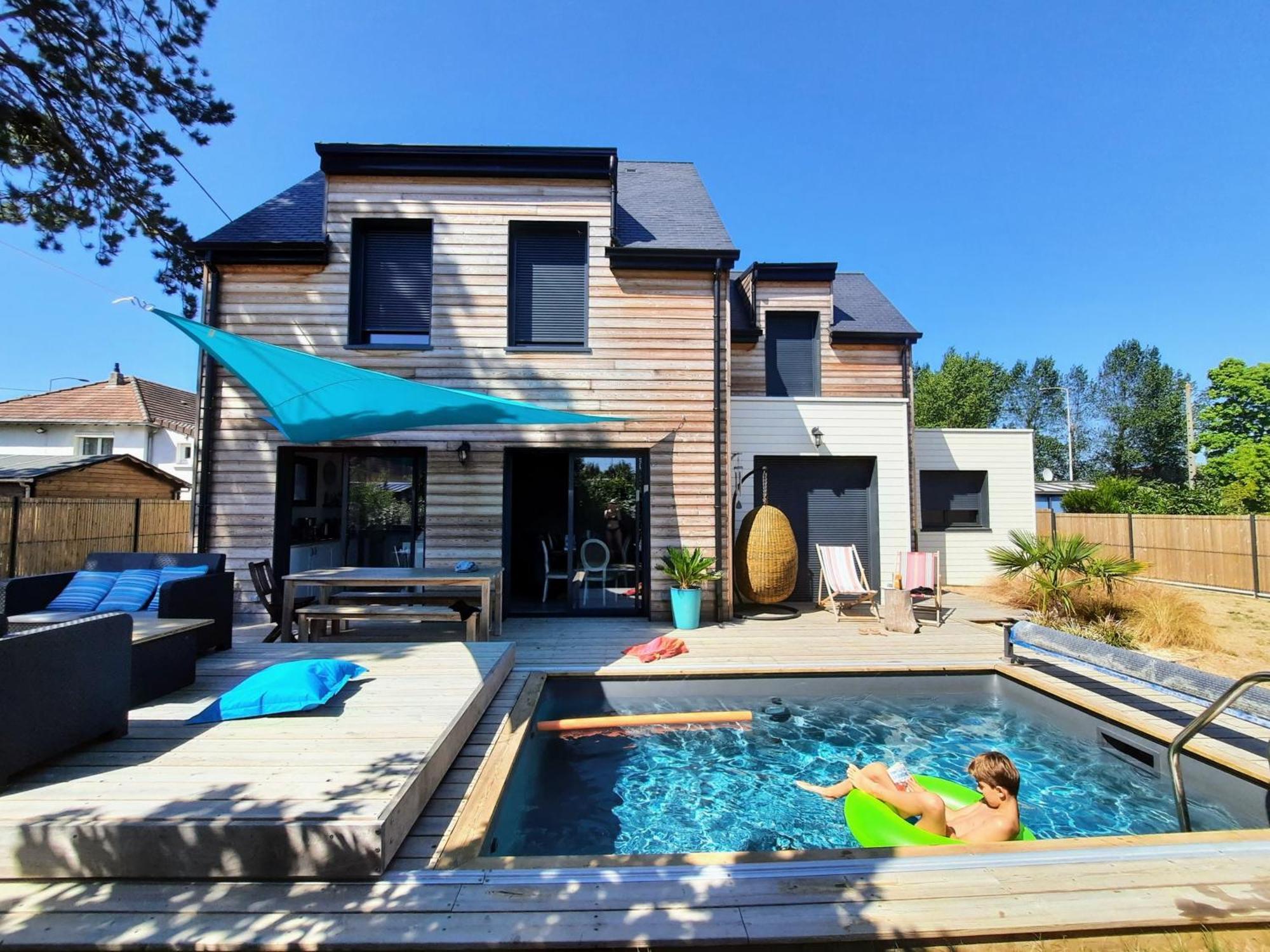 Rare A - Maison Neuve Avec Piscine Et Jardin * Cabourg